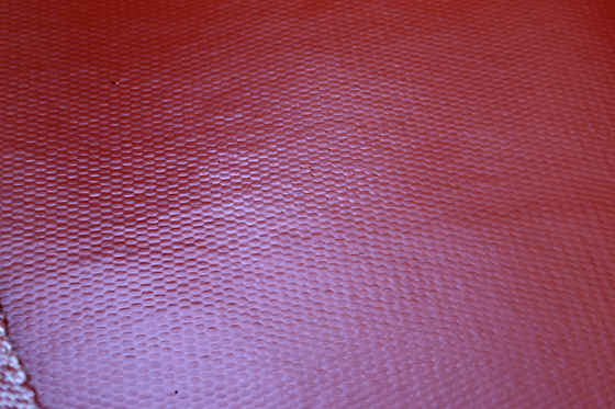 3.0mm Texturized покрытие силикона огнеупорной ткани стеклоткани красное