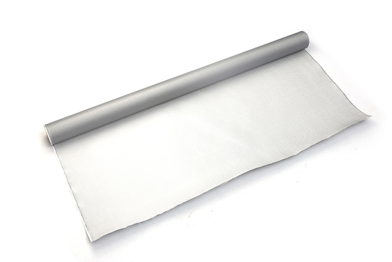 Покрытие силикона провода нержавеющей стали M850 1-Side 120gsm серое которое использовало для куртки Removale и занавеса дыма