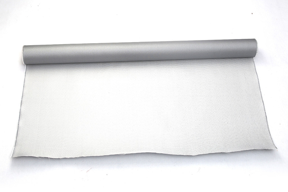 Покрытие силикона провода нержавеющей стали M850 1-Side 120gsm серое которое использовало для куртки Removale и занавеса дыма
