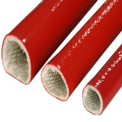 Стеклоткань силиконовой резины алкалиа свободная Sleeving стеклоткань 4mm заплела Sleeving