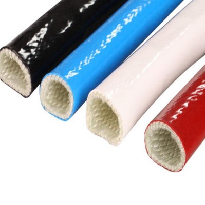 Стеклоткань силиконовой резины алкалиа свободная Sleeving стеклоткань 4mm заплела Sleeving