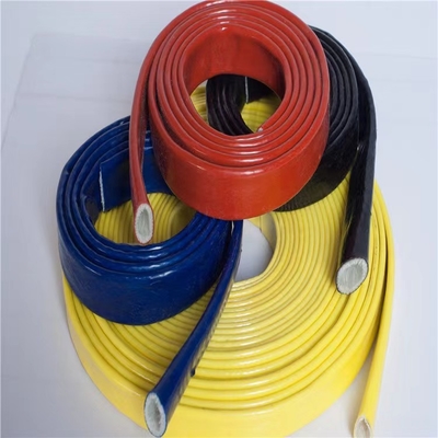 Теплостойкая стеклоткань силиконовой резины Sleeving высокотемпературные рукави огня