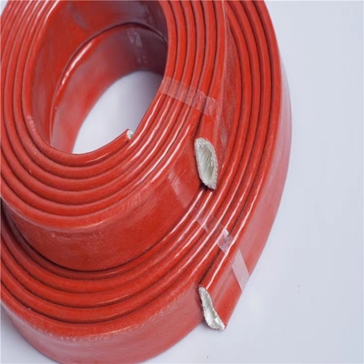 Изоляция жары пожаробезопасной стеклоткани силиконовой резины Sleeving отсутствие вредной
