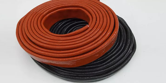 Sleeving стеклоткани силиконовой резины 6mm огнеупорный для сопротивления жары