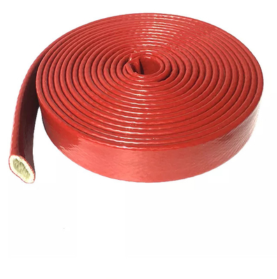 Sleeving стеклоткани силиконовой резины 6mm огнеупорный для сопротивления жары