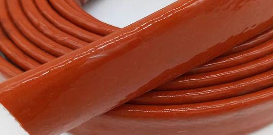 Рукав огня стеклоткани силиконовой резины огнестойкости Sleeving