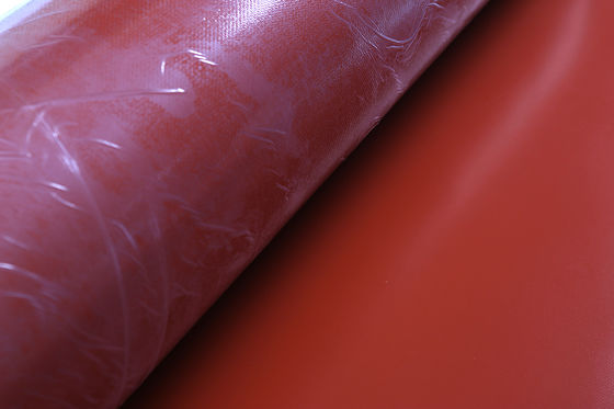 Покрытая силиконом высокотемпературная ткань стеклоткани для занавеса огня и гибкого соединения